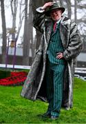 26 December 2024; Racegoer Brian Whelan from Dublin on day one of the Leopardstown Christmas Festival at Leopardstown Racecourse in Dublin. Photo by Shauna Clinton/Sportsfile