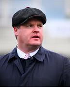 26 December 2024; Trainer Gordon Elliott after after he sent out Croke Park to win the The Racing Post Long Distance Novice Steeplechase race on day one of the Leopardstown Christmas Festival at Leopardstown Racecourse in Dublin. Photo by Shauna Clinton/Sportsfile