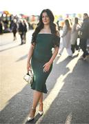 28 December 2024; Racegoer Jennifer McCarthy from Greenhills, Co Dublin on day three of the Leopardstown Christmas Festival at Leopardstown Racecourse in Dublin. Photo by David Fitzgerald/Sportsfile