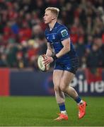 27 December 2024; Jamie Osborne of Leinster during the United Rugby Championship match between Munster and Leinster at Thomond Park in Limerick. Photo by Brendan Moran/Sportsfile