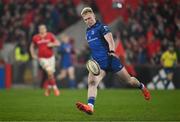 27 December 2024; Jamie Osborne of Leinster during the United Rugby Championship match between Munster and Leinster at Thomond Park in Limerick. Photo by Brendan Moran/Sportsfile