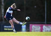 28 December 2024; Dannah O’Brien of Wolfhounds during the Celtic Challenge match between Clovers and Wolfhounds at the UCD Bowl in Dublin. Photo by Piaras Ó Mídheach/Sportsfile