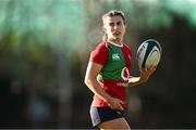 28 December 2024; Emily Lane of Clovers during the Celtic Challenge match between Clovers and Wolfhounds at the UCD Bowl in Dublin. Photo by Piaras Ó Mídheach/Sportsfile