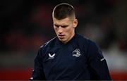 27 December 2024; Sam Prendergast of Leinster before the United Rugby Championship match between Munster and Leinster at Thomond Park in Limerick. Photo by Brendan Moran/Sportsfile