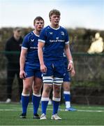 27 December 2024; Billy Corrigan of Leinster A during the A Interprovincial Rugby Championship match between Munster A and Leinster A at New Ormond Park in Nenagh, Tipperary. Photo by Brendan Moran/Sportsfile