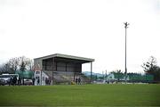 27 December 2024; A general view of the main stand at New Ormond Park before the A Interprovincial Rugby Championship match between Munster A and Leinster A in Nenagh, Tipperary. Photo by Brendan Moran/Sportsfile