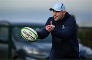 27 December 2024; Leinster elite player development officer Aaron Dundon before the A Interprovincial Rugby Championship match between Munster A and Leinster A at New Ormond Park in Nenagh, Tipperary. Photo by Brendan Moran/Sportsfile