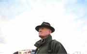 28 December 2024; Trainer Willie Mullins after sending Galopin Des Champs out to win the Savills Steeplechase (Grade 1) 5-y-o plus  on day three of the Leopardstown Christmas Festival at Leopardstown Racecourse in Dublin. Photo by David Fitzgerald/Sportsfile