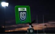 28 December 2024; A United Rugby Championship branded sideline flag before the United Rugby Championship match between Connacht and Ulster at the Dexcom Stadium in Galway. Photo by Seb Daly/Sportsfile