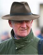 29 December 2024; Trainer Willie Mullins on day four of the Leopardstown Christmas Festival at Leopardstown Racecourse in Dublin. Photo by Shauna Clinton/Sportsfile