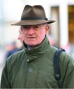 29 December 2024; Trainer Willie Mullins on day four of the Leopardstown Christmas Festival at Leopardstown Racecourse in Dublin. Photo by Shauna Clinton/Sportsfile