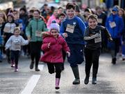 1 January 2025; Participants during the 45th annual Castlecomer Wellie Race in Castlecomer, Kilkenny, ran in aid of a number of local and national charities. Originally started in 1978, the local men decided to run off the Christmas excess by having a race over a cross country circuit. Not being the type of men that would be seen in a pair of proper running shoes, let alone actually own a pair, the most obvious footwear for this type of event was wellingtons. The event also includes a parade and family entertainment throughout the day in Castlecomer. Photo by David Fitzgerald/Sportsfile