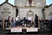 1 January 2025; Entertainers as part of the parade before the 45th annual Castlecomer Wellie Race in Castlecomer, Kilkenny, ran in aid of a number of local and national charities. Originally started in 1978, the local men decided to run off the Christmas excess by having a race over a cross country circuit. Not being the type of men that would be seen in a pair of proper running shoes, let alone actually own a pair, the most obvious footwear for this type of event was wellingtons. The event also includes a parade and family entertainment throughout the day in Castlecomer. Photo by David Fitzgerald/Sportsfile