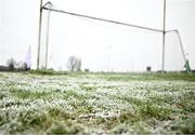 4 January 2025; A view of pitch condition before the Intercounty Hurling Challenge Match between Tipperary and Clare at Páirc Shilean in Templemore, Tipperary. Photo by David Fitzgerald/Sportsfile