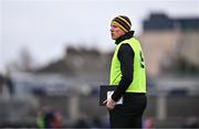 4 January 2025; Austin Stacks coach Kieran Donaghy during the AIB GAA Football All-Ireland Intermediate Club Championship semi-final match between Austin Stacks and Ballinderry at Parnell Park in Dublin. Photo by Ben McShane/Sportsfile