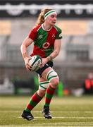 4 January 2025; Ruth Campbell of Clovers during the Celtic Challenge match between Clovers and Gwalia Lightning at Kingspan Stadium in Belfast. Photo by Ramsey Cardy/Sportsfile