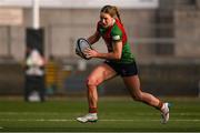 4 January 2025; Anna McGann of Clovers during the Celtic Challenge match between Clovers and Gwalia Lightning at Kingspan Stadium in Belfast. Photo by Ramsey Cardy/Sportsfile