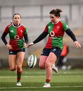 4 January 2025; Enya Breen of Clovers during the Celtic Challenge match between Clovers and Gwalia Lightning at Kingspan Stadium in Belfast. Photo by Ramsey Cardy/Sportsfile