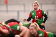 4 January 2025; Nicole Fowley of Clovers during the Celtic Challenge match between Clovers and Gwalia Lightning at Kingspan Stadium in Belfast. Photo by Ramsey Cardy/Sportsfile