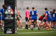 4 January 2025; A general view of Celtic Challenge branding during the Celtic Challenge match between Clovers and Gwalia Lightning at Kingspan Stadium in Belfast. Photo by Ramsey Cardy/Sportsfile