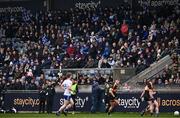 4 January 2025; Ballinderry supporters look on during the AIB GAA Football All-Ireland Intermediate Club Championship semi-final match between Austin Stacks and Ballinderry at Parnell Park in Dublin. Photo by Ben McShane/Sportsfile