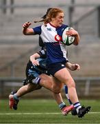 4 January 2025; Niamh O’Dowd of Wolfhounds during the Celtic Challenge match between Wolfhounds and Glasgow Warriors at Kingspan Stadium in Belfast. Photo by Ramsey Cardy/Sportsfile