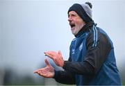 4 January 2025; Waterford manager Peter Queally during the Intercounty Hurling Challenge Match between Waterford and Cork at Fraher Field in Dungarvan, Waterford. Photo by Seb Daly/Sportsfile