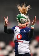 4 January 2025; Erin King of Wolfhounds during the Celtic Challenge match between Wolfhounds and Glasgow Warriors at Kingspan Stadium in Belfast. Photo by Ramsey Cardy/Sportsfile