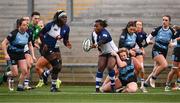 4 January 2025; Linda Djougang of Wolfhounds during the Celtic Challenge match between Wolfhounds and Glasgow Warriors at Kingspan Stadium in Belfast. Photo by Ramsey Cardy/Sportsfile