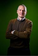 10 Janury 2025; Republic of Ireland U21 manager Jim Crawford stands for a portrait after signing a contract renewal, at FAI Headquarters in Abbotstown, Dublin. Photo by Seb Daly/Sportsfile