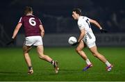 4 January 2025; Brian McLoughlin of Kildare in action against John Daly of Galway during the Intercounty Football Challenge match between Kildare and Galway at Cedral St Conleth's Park in Newbridge, Kildare. Photo by Piaras Ó Mídheach/Sportsfile