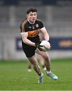 4 January 2025; Jack O'Shea of Austin Stacks during the AIB GAA Football All-Ireland Intermediate Club Championship semi-final match between Austin Stacks and Ballinderry at Parnell Park in Dublin. Photo by Ben McShane/Sportsfile