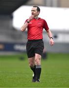 4 January 2025; Referee Jerome Henry during the AIB GAA Football All-Ireland Intermediate Club Championship semi-final match between Austin Stacks and Ballinderry at Parnell Park in Dublin. Photo by Ben McShane/Sportsfile