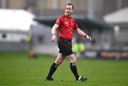 4 January 2025; Referee Jerome Henry during the AIB GAA Football All-Ireland Intermediate Club Championship semi-final match between Austin Stacks and Ballinderry at Parnell Park in Dublin. Photo by Ben McShane/Sportsfile