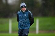 4 January 2025; Waterford manager Peter Queally before the Intercounty Hurling Challenge Match between Waterford and Cork at Fraher Field in Dungarvan, Waterford. Photo by Seb Daly/Sportsfile