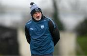 4 January 2025; Waterford manager Peter Queally before the Intercounty Hurling Challenge Match between Waterford and Cork at Fraher Field in Dungarvan, Waterford. Photo by Seb Daly/Sportsfile