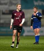 4 January 2025; Clark Logan of Ireland during the friendly match between Ireland U20 and Leinster Development XV at Energia Park in Dublin. Photo by Ben McShane/Sportsfile