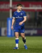 4 January 2025; Paidi Farrell of Leinster during the friendly match between Ireland U20 and Leinster Development XV at Energia Park in Dublin. Photo by Ben McShane/Sportsfile