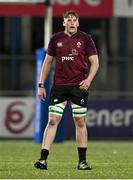 4 January 2025; Conor Kennelly of Ireland during the friendly match between Ireland U20 and Leinster Development XV at Energia Park in Dublin. Photo by Ben McShane/Sportsfile