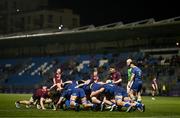 4 January 2025; A general view of a scrum during the friendly match between Ireland U20 and Leinster Development XV at Energia Park in Dublin. Photo by Ben McShane/Sportsfile