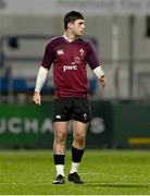 4 January 2025; Derry Moloney of Ireland during the friendly match between Ireland U20 and Leinster Development XV at Energia Park in Dublin. Photo by Ben McShane/Sportsfile