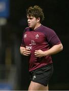 4 January 2025; Billy Bohan of Ireland during the friendly match between Ireland U20 and Leinster Development XV at Energia Park in Dublin. Photo by Ben McShane/Sportsfile