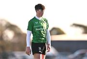 2 January 2025; Sam Bolger of South East during the BearingPoint Shane Horgan Cup Round 3 match between South East and North Midlands at Shay Murtagh Park in Mullingar, Westmeath. Photo by Ben McShane/Sportsfile