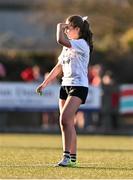 2 January 2025; Isabella Larkin of Midlands during the BearingPoint Sarah Robinson Cup Round 3 match between Midlands and North East at Shay Murtagh Park in Mullingar, Westmeath. Photo by Ben McShane/Sportsfile