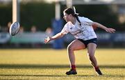 2 January 2025; Emma Wiseman of Midlands during the BearingPoint Sarah Robinson Cup Round 3 match between Midlands and North East at Shay Murtagh Park in Mullingar, Westmeath. Photo by Ben McShane/Sportsfile