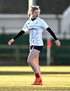 2 January 2025; Orla Rijksen of Midlands during the BearingPoint Sarah Robinson Cup Round 3 match between Midlands and North East at Shay Murtagh Park in Mullingar, Westmeath. Photo by Ben McShane/Sportsfile