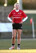 2 January 2025; Aoibhean Reilly of North East during the BearingPoint Sarah Robinson Cup Round 3 match between Midlands and North East at Shay Murtagh Park in Mullingar, Westmeath. Photo by Ben McShane/Sportsfile