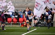 4 January 2025; Claire Boles of Wolfhounds before the Celtic Challenge match between Wolfhounds and Glasgow Warriors at Kingspan Stadium in Belfast. Photo by Ramsey Cardy/Sportsfile