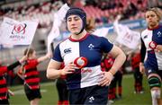 4 January 2025; Molly Boyne of Wolfhounds before the Celtic Challenge match between Wolfhounds and Glasgow Warriors at Kingspan Stadium in Belfast. Photo by Ramsey Cardy/Sportsfile