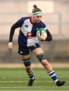 4 January 2025; Cliodhna Ni Chonchobhair of Wolfhounds during the Celtic Challenge match between Wolfhounds and Glasgow Warriors at Kingspan Stadium in Belfast. Photo by Ramsey Cardy/Sportsfile